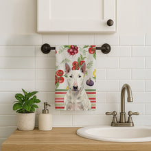 Load image into Gallery viewer, White Bull Terrier Vegetables Kitchen Towel