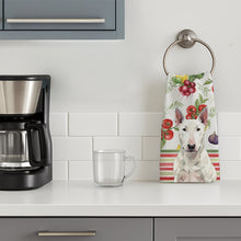 Load image into Gallery viewer, White Bull Terrier Vegetables Kitchen Towel