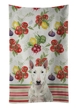 Load image into Gallery viewer, White Bull Terrier Vegetables Kitchen Towel