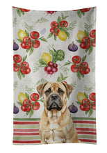 Load image into Gallery viewer, Bullmastiff Vegetables Kitchen Towel