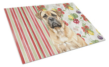 Load image into Gallery viewer, Bullmastiff Vegetables Glass Cutting Board
