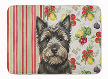 Load image into Gallery viewer, Black Cairn Terrier Vegetables Memory Foam Kitchen Mat