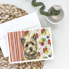 Load image into Gallery viewer, Cairn Terrier Vegetables Greeting Cards Pack of 8