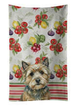 Load image into Gallery viewer, Cairn Terrier Vegetables Kitchen Towel