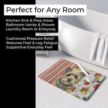Load image into Gallery viewer, Cairn Terrier Vegetables Memory Foam Kitchen Mat
