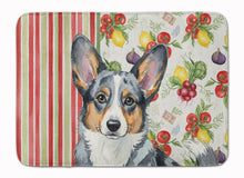 Load image into Gallery viewer, Blue Merle Cardigan Welsh Corgi Vegetables Memory Foam Kitchen Mat