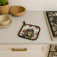 Load image into Gallery viewer, Black and Tan Cavalier Spaniel Vegetables Pair of Pot Holders