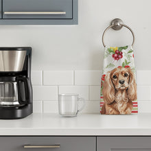 Load image into Gallery viewer, Ruby Cavalier Spaniel Vegetables Kitchen Towel