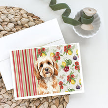 Load image into Gallery viewer, Cavapoo Vegetables Greeting Cards Pack of 8