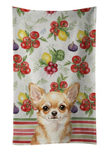 Load image into Gallery viewer, Fawn Chihuahua Vegetables Kitchen Towel