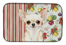 Load image into Gallery viewer, Cream Chihuahua Vegetables Dish Drying Mat