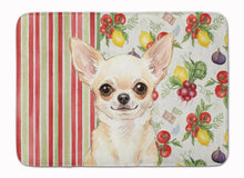Load image into Gallery viewer, Cream Chihuahua Vegetables Memory Foam Kitchen Mat