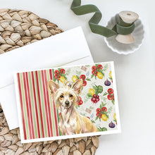 Load image into Gallery viewer, Hairless Palomino Chinese Crested Vegetables Greeting Cards Pack of 8