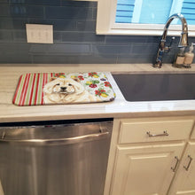 Load image into Gallery viewer, Cream Chow Chow Vegetables Dish Drying Mat