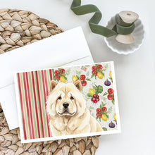 Load image into Gallery viewer, Cream Chow Chow Vegetables Greeting Cards Pack of 8