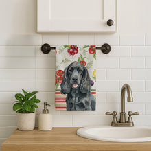 Load image into Gallery viewer, Black Cocker Spaniel Vegetables Kitchen Towel