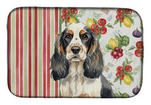 Load image into Gallery viewer, Parti Cocker Spaniel Vegetables Dish Drying Mat