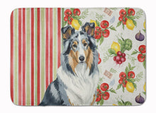 Load image into Gallery viewer, Blue Merle Collie Vegetables Memory Foam Kitchen Mat