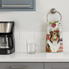 Load image into Gallery viewer, Sable Collie Vegetables Kitchen Towel