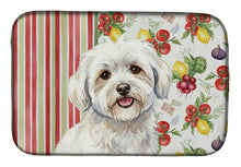 Load image into Gallery viewer, Coton de Tulear Vegetables Dish Drying Mat