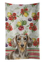 Load image into Gallery viewer, Dapple Dachshund Vegetables Kitchen Towel