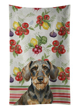 Load image into Gallery viewer, Wirehaired Wild Boar Dachshund Vegetables Kitchen Towel
