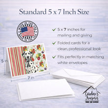 Load image into Gallery viewer, Dalmatian Vegetables Greeting Cards Pack of 8