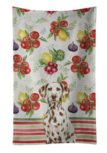 Load image into Gallery viewer, Liver Dalmatian Vegetables Kitchen Towel
