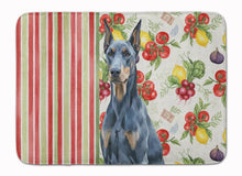 Load image into Gallery viewer, Blue Doberman Pinscher Vegetables Memory Foam Kitchen Mat