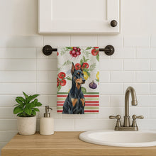 Load image into Gallery viewer, Doberman Pinscher Vegetables Kitchen Towel