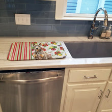 Load image into Gallery viewer, Fawn Doberman Pinscher Vegetables Dish Drying Mat