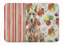 Load image into Gallery viewer, Fawn Doberman Pinscher Vegetables Memory Foam Kitchen Mat
