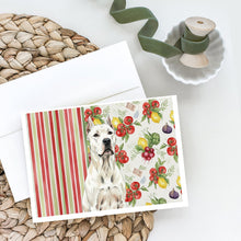 Load image into Gallery viewer, Dogo Argentino Vegetables Greeting Cards Pack of 8