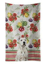 Load image into Gallery viewer, Dogo Argentino Vegetables Kitchen Towel