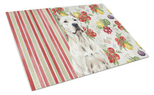 Load image into Gallery viewer, Dogo Argentino Vegetables Glass Cutting Board