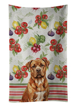 Load image into Gallery viewer, Mahogany Dogue de Bordeaux Vegetables Kitchen Towel