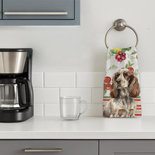Load image into Gallery viewer, Liver Roan English Cocker Spaniel Vegetables Kitchen Towel