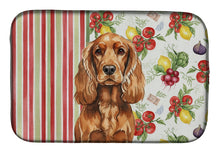 Load image into Gallery viewer, Red English Cocker Spaniel Vegetables Dish Drying Mat