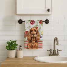 Load image into Gallery viewer, Red English Cocker Spaniel Vegetables Kitchen Towel