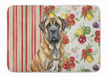 Load image into Gallery viewer, Brindle English Mastiff Vegetables Memory Foam Kitchen Mat