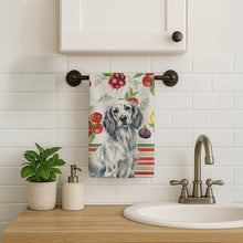 Load image into Gallery viewer, Blue Belton English Setter Vegetables Kitchen Towel
