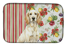 Load image into Gallery viewer, Lemon Belton English Setter Vegetables Dish Drying Mat