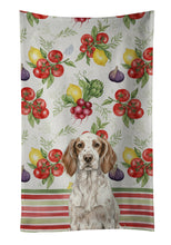 Load image into Gallery viewer, Liver Belton English Setter Vegetables Kitchen Towel