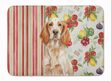 Load image into Gallery viewer, Orange Belton English Setter Vegetables Memory Foam Kitchen Mat