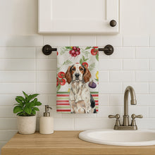 Load image into Gallery viewer, Tricolor English Setter Vegetables Kitchen Towel