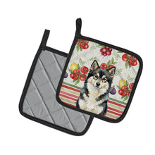 Load image into Gallery viewer, Finnish Lapphund Vegetables Pair of Pot Holders