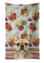 Load image into Gallery viewer, Fawn French Bulldog Vegetables Kitchen Towel