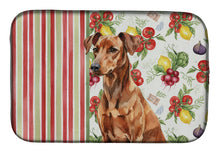 Load image into Gallery viewer, Red German Pinscher Vegetables Dish Drying Mat