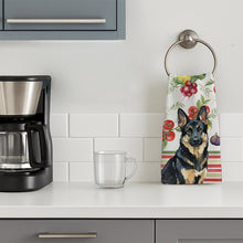 Load image into Gallery viewer, Black and Tan German Shepherd Vegetables Kitchen Towel