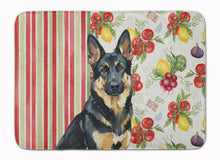 Load image into Gallery viewer, Black and Tan German Shepherd Vegetables Memory Foam Kitchen Mat